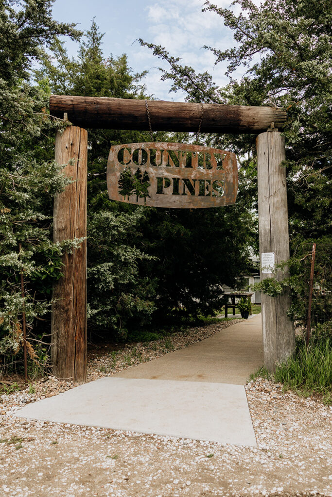 Country Pines wedding Lincoln Nebraska